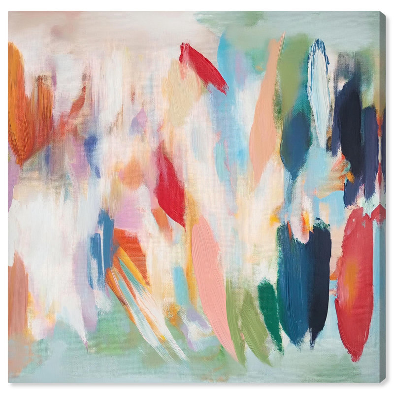 Amonada II, toile moderne de couleur abstraite par Art Remedy, Toile tendue, H 20 po x l 20 po x P 1,5 po