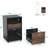 Mobile File Cabinet With Lock, Filing Cabinet With Storage Drawers And Open Shelf For Home Office