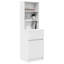Bedside Cabinet 39X35x125 Cm Engineered Wood-1895210851