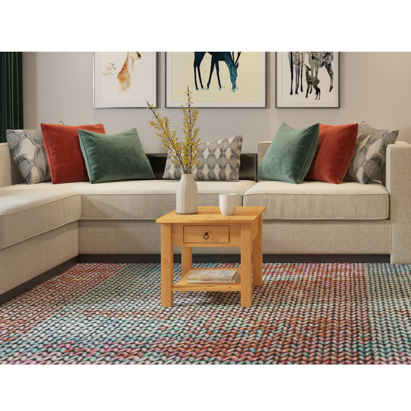 Embry Solid Wood End Table, Stain Wax, Stain Wax