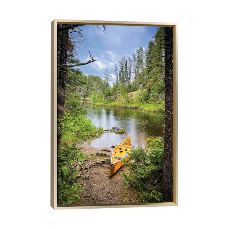 «Gateway To The Wilderness», reproduction d'art sur toile encadrée, H 40 po x l 26 po, Champagne