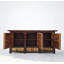 Late 19th Century Hand-Painted Botanical Mural Buffet