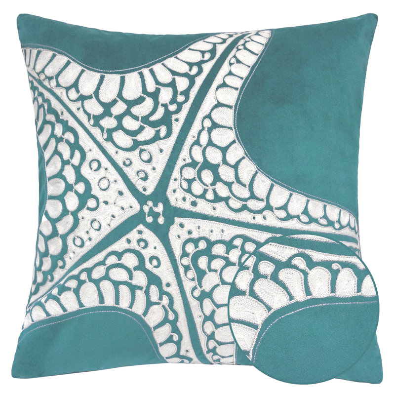  Velvet Throw Pillow, Teal