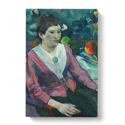 Portrait Of A Woman by Paul Gauguin - Wrapped Canvas Painting
