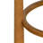Elise Indoor Wooden Low Back Barstool, Walnut Finished And White Upholstery, Set Of 2-363815929