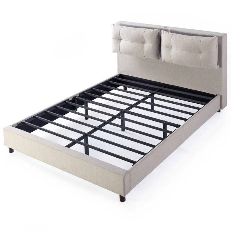 Upholstered Platform Bed, Queen