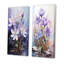 Snowdrops in Amethyst Hues - Ensemble de 2 impressions sur toile Snowdrops-1836950721-1836950724