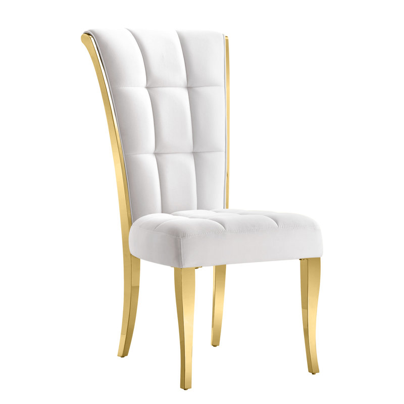 Ismahan 19.7'' H Velvet Upholstered Side Chair