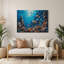 Art mural gris nautique thème des Caraïbes-1931052489
