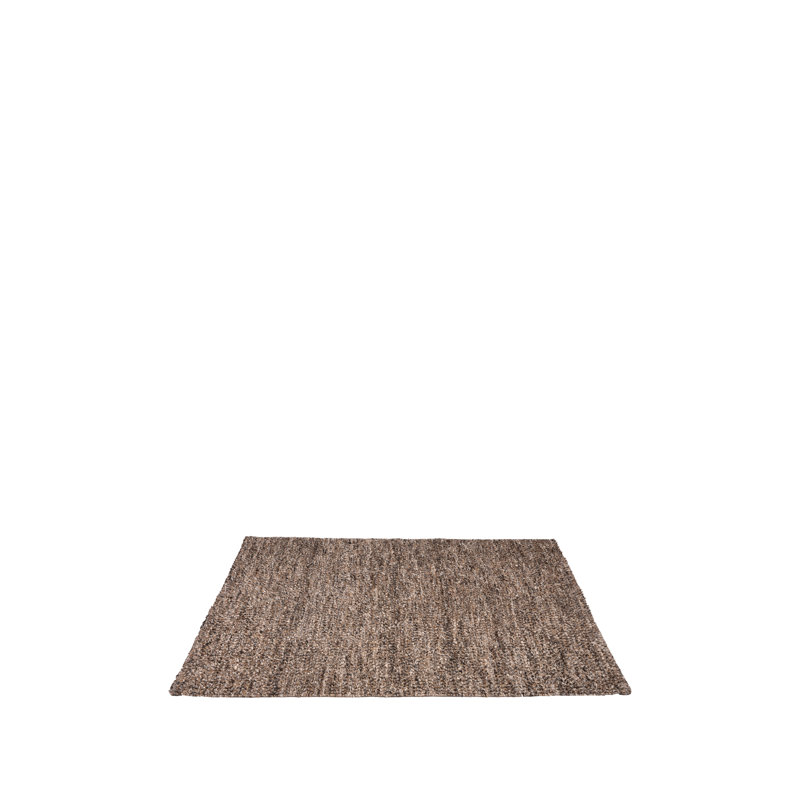 Catlett Solid Colour Hand Woven Area Rug, Rectangle 140 x 160cm