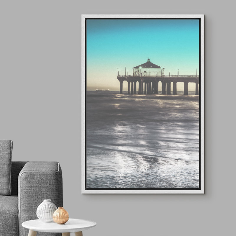 Photographie à cadre flottant sur toile, H 24 po x l 16 po x P 1,5 po, Cadre blanc