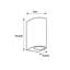 Fuselier 2 - Bulb 15.2cm H Outdoor Flush Mount-1118980264