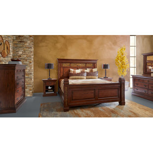 Hasan Solid Wood 2 Piece Bedroom Set