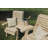 Trapezoidal 43.5cm L Outdoor Standing Height Table