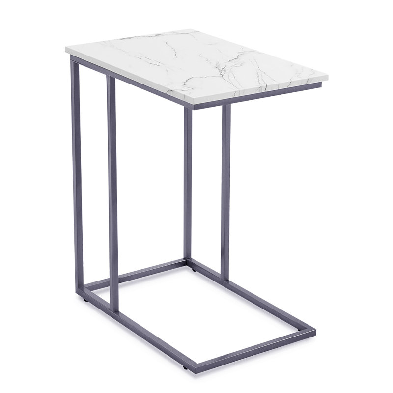Table de bout en faux marbre