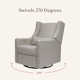 Kiwi Swivel Power Reclining Glider