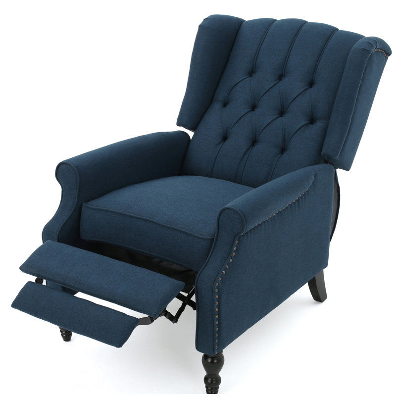 Fauteuil inclinable manuel 28,5 po Val, Bleu marine