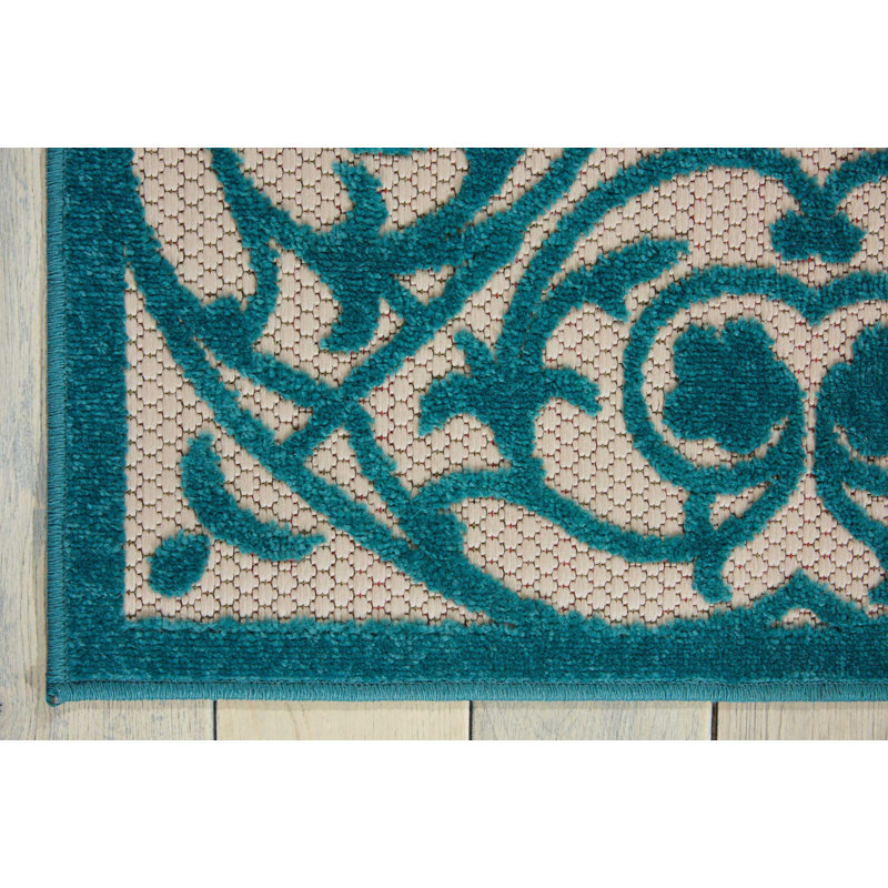 Fontvieille Geometric Indoor / Outdoor Rug, Rectangle 3'6" x 5'6"