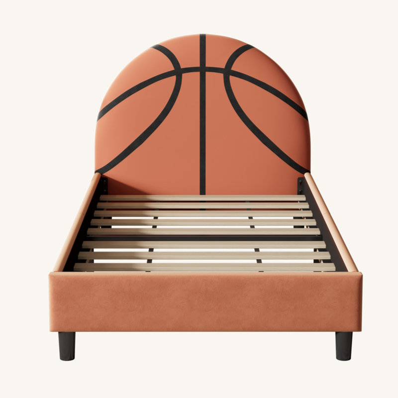 Lit plateforme tapissier Basketball Design