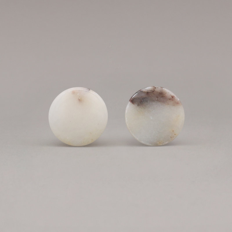 Marble Cone Knob, Calacatta Viola