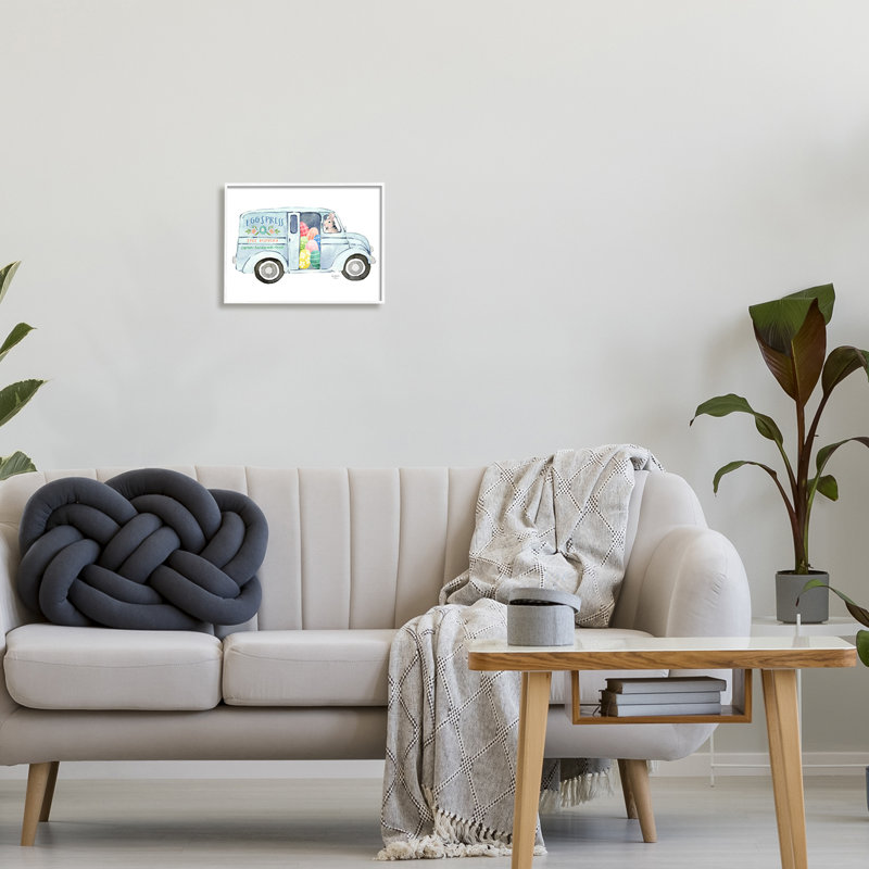 Oeufs de Pâques à motifs, camion, vacances, lapin, estampe numérique, art texturé par Heatherlee Chan