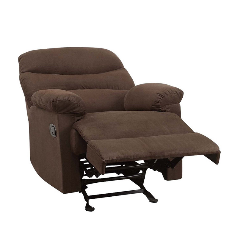 Fauteuil inclinable oscillant Arcadia Motion, microfibre chocolat, Microfibre chocolat