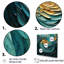 Majestic Motion Teal Spiral III - Abstract Spirals, reproduction d'art mural_106113-95909697-95909698