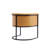 18.9'' H Faux Leather Upholstered Metal Armchair-67965634
