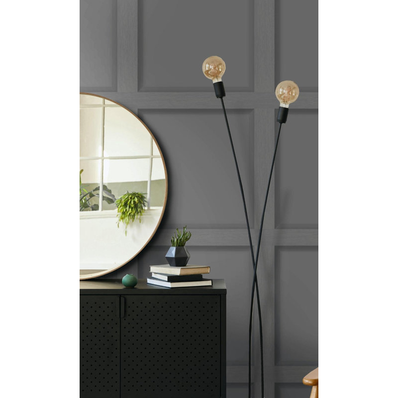 Rouleau de papier peint L 33 pi x l 21 po, gris