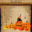 Ensemble de citrouille gonflable d'Halloween 7,5 pi avec chat noir sorcière