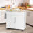Criswell Solid Wood Top Kitchen Cart
