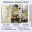 «Green Birch Wood Beauty I - Tree Birch», reproduction sur toile encadrée-97042783-97042790