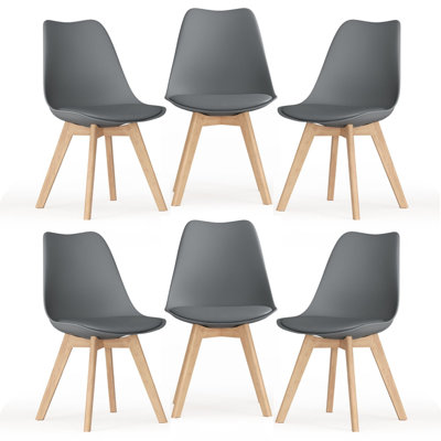 82cm H Side Chair in Grey