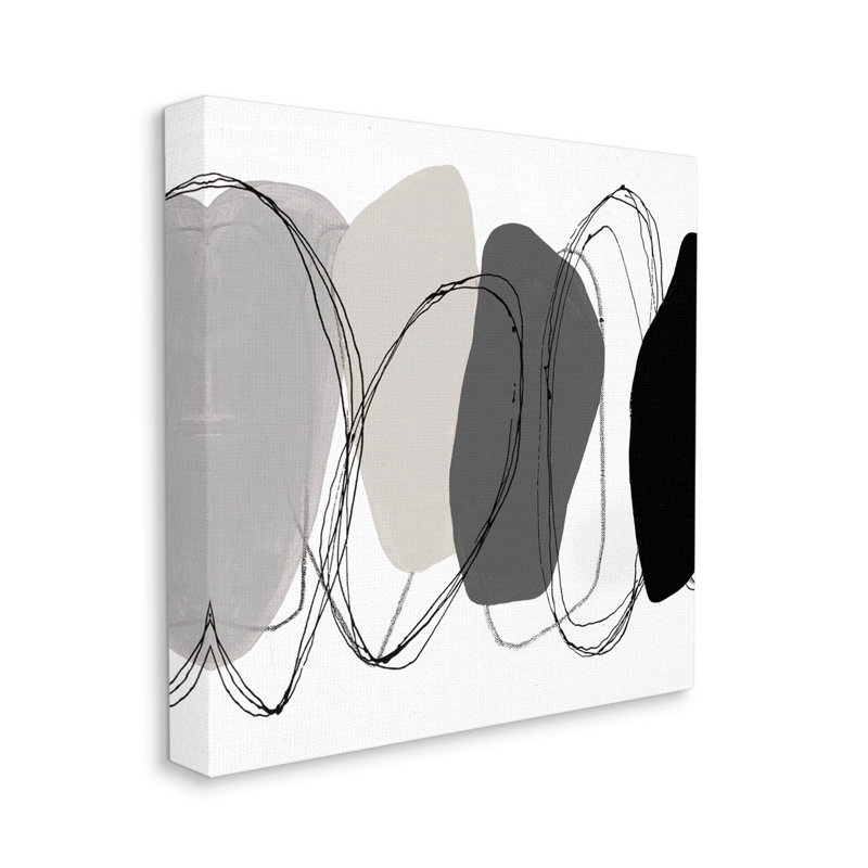 "Abstract Abstract Forms Outline", art mural par Ruth Fromstein, H 17 po x l 17 po x P 1,5 po