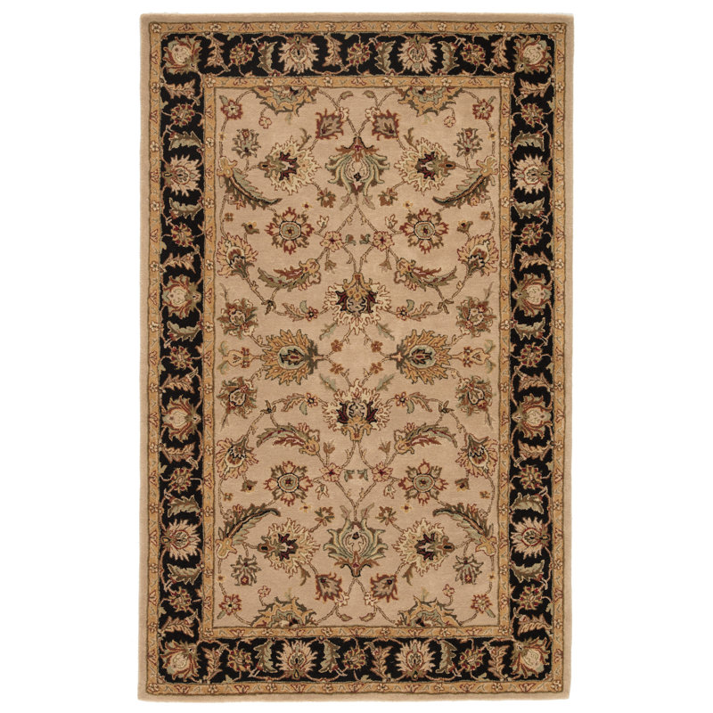 Tapis oriental en laine touffeté à la main Barrios, Rectangle de 10 pi x 14 pi