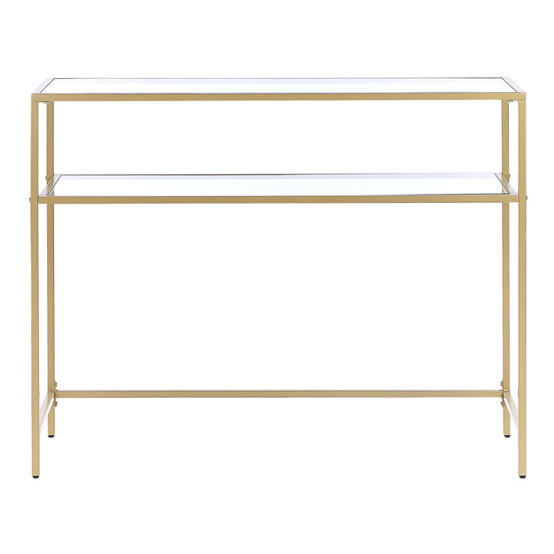 Ossett 100cm Glass Top Console Table