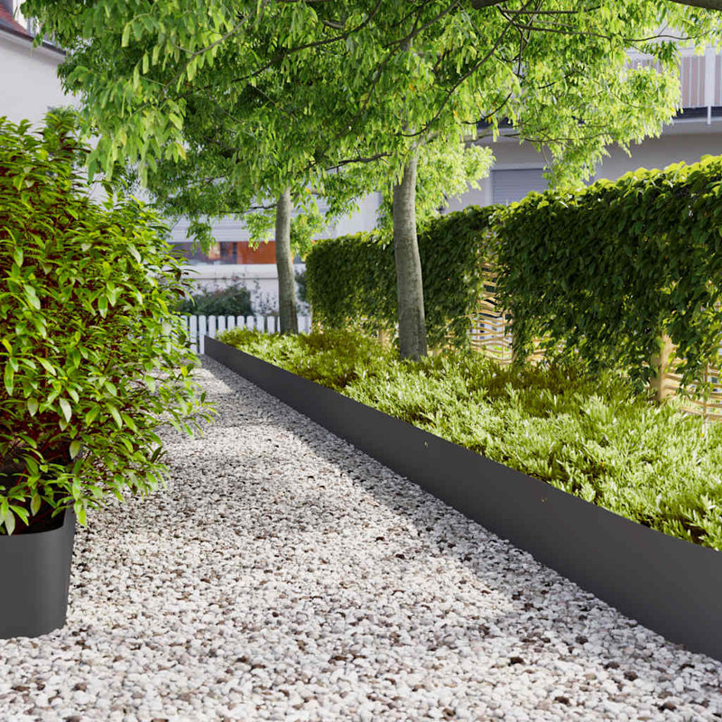 25cm H x 103cm W Cold-Rolled Steel Hardware, Black