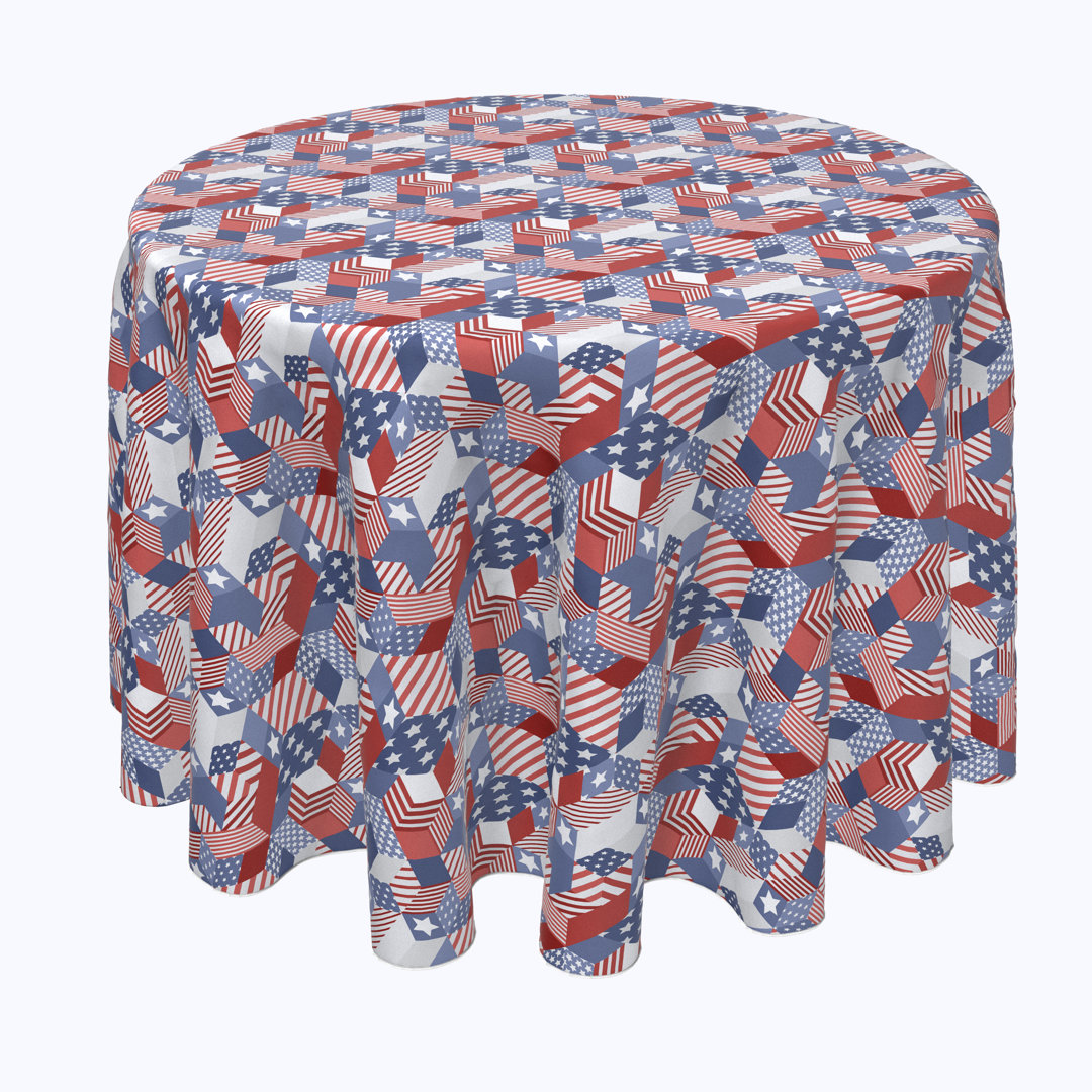 Inverness Patriotic Tablecloth The Holiday Aisle® 