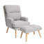 Fauteuil d'appoint avec repose-pieds Deeda-441211543