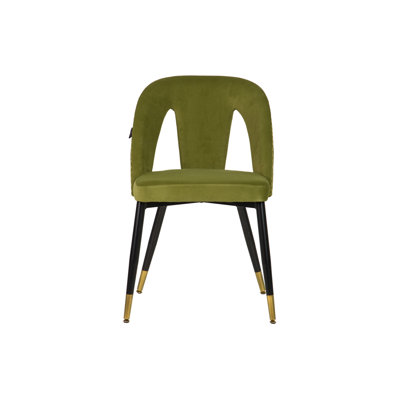 111.76cm H Velvet Upholstered Side Chair