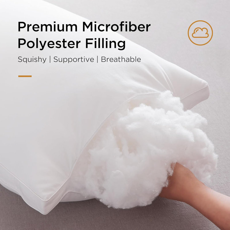 Solid Colour Pillow Insert, H 20 po x l 36 po