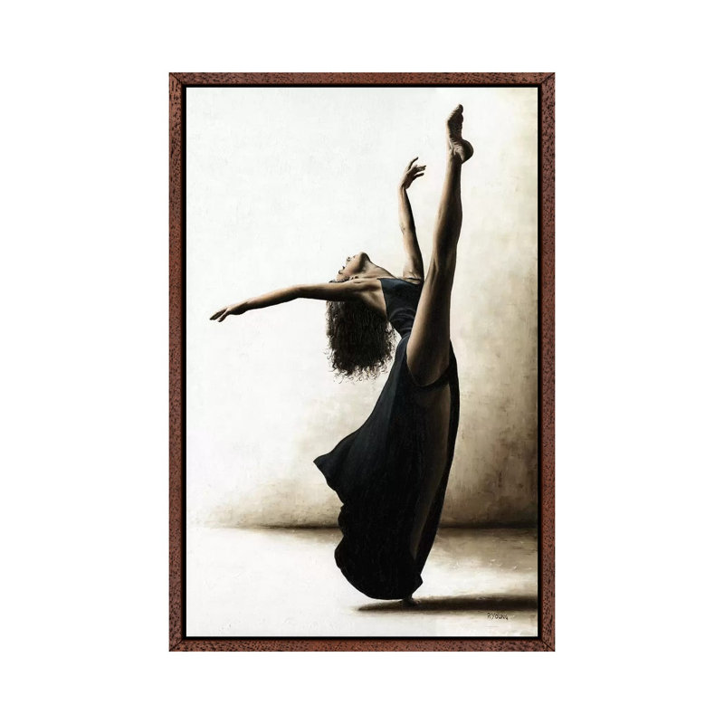 Exclusivity by Richard Young - Painting on Canvas, Classic Brown Wood Framed, 101.6 cm H x 66.04 cm W
