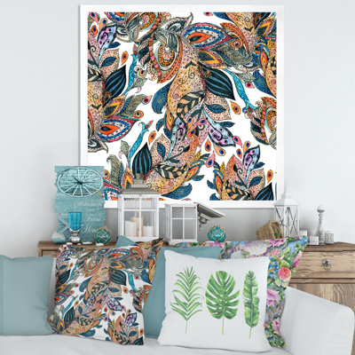 Floral Floral Abstract Texture - Impression sur toile