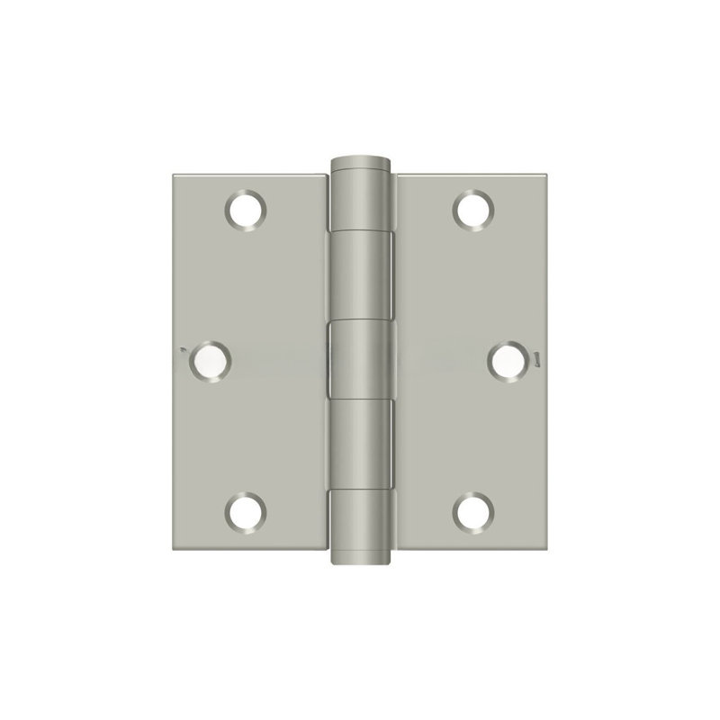 Steel Hinge, Brushed Nickel