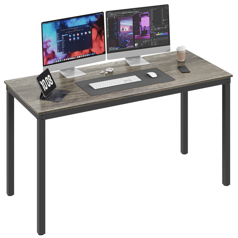 Table de salle à manger Driggers 23,62 po, H 29,52 po x L 55,12 po x l 23,62 po, Noir, Chêne noir