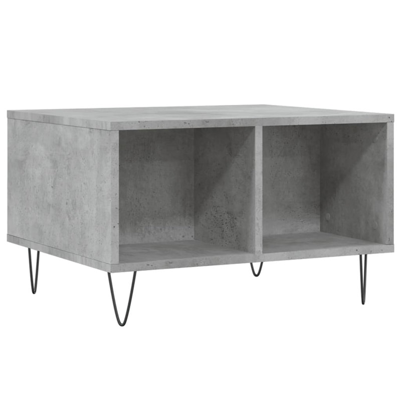 Caihe Coffee Table with Storage, Concrete Grey