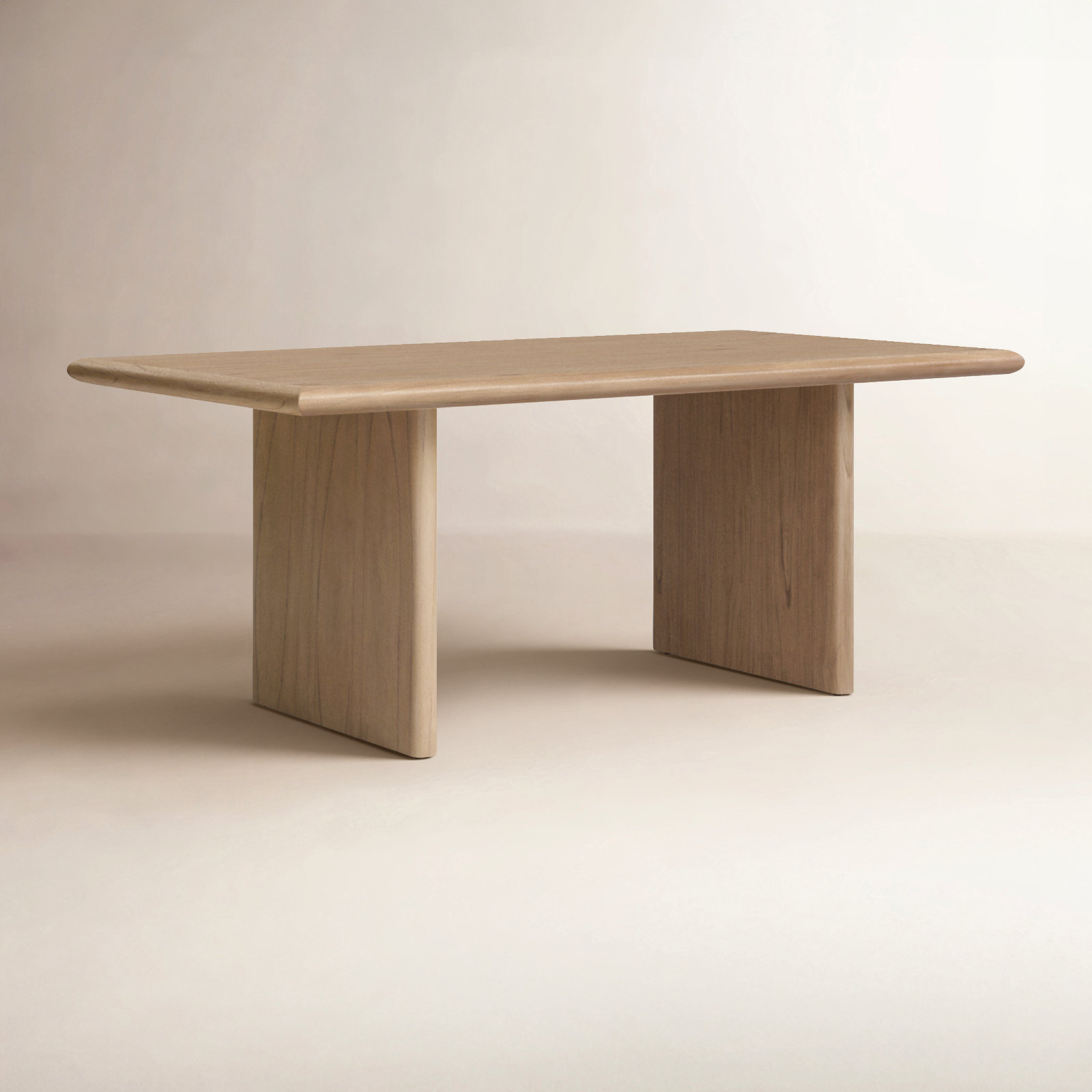 Soleil 74" Dining Table, Oak