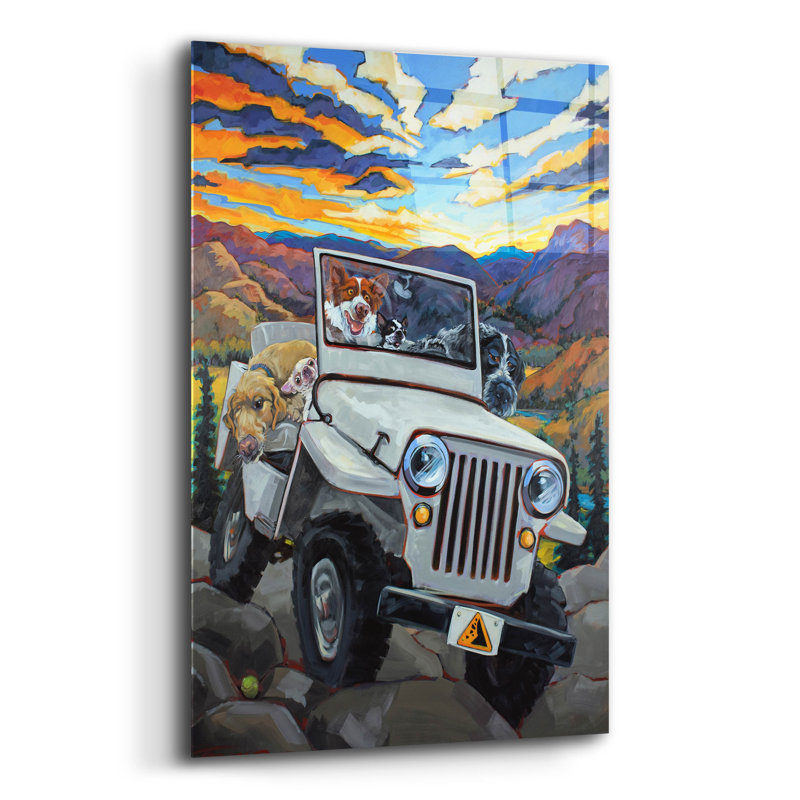 «Watch For Falling Rocks» par CR Townsend, H 24 po x l 16 po x P 0,2 po