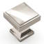 Brownstone Collection Square Knob - Cabinet Knob - Transitional Hardware for Drawers & Cabinets-49413609-109237418