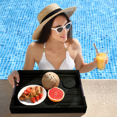 Ceeanna Solid Wood Tray